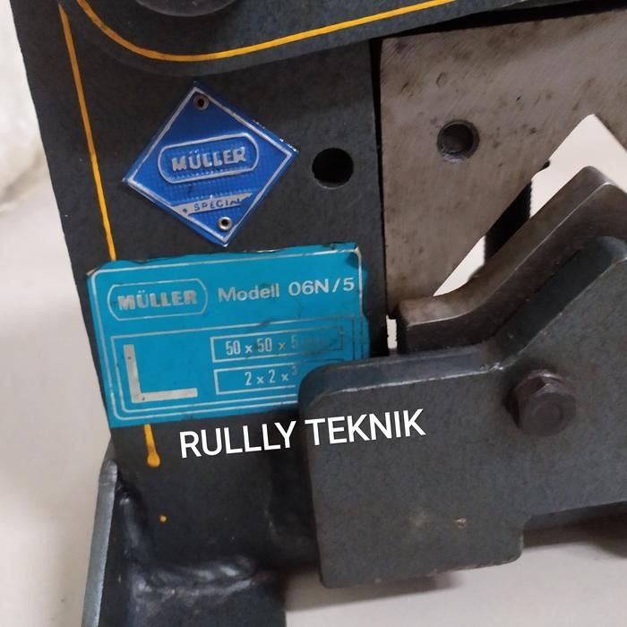 Populer Alat Potong Besi Siku Manual / Gunting Besi Siku Muller 06N/5