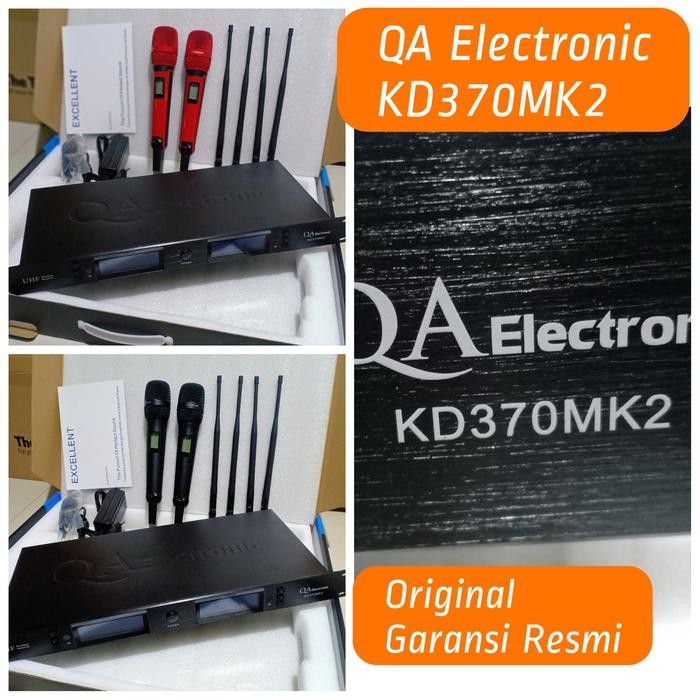 mic wireless qa electronic kd370 original