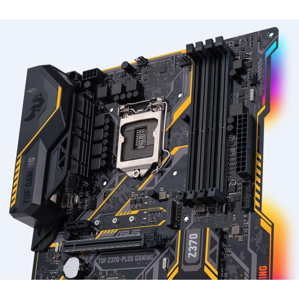 Used ASUS TUF Z370-PLUS GAMING Z370 Motherboard Socket LGA 1151 i7 i5 i3 DDR4 PCI-E 3.0 SATA3