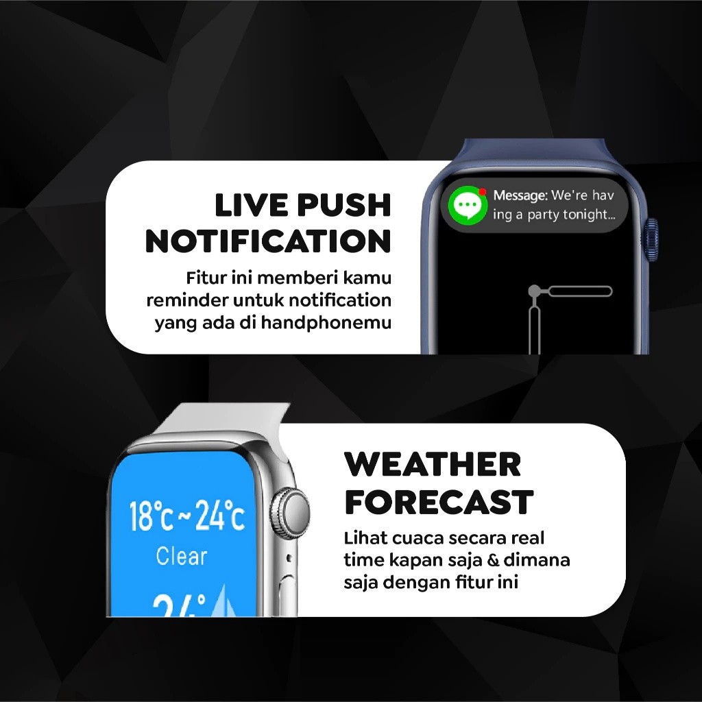 RB2233 100% OriginalSamsung Watch 9 Pro Max Smart Watch 2.2 Inci Layar Sentuh SmartWatch Wanita Pria