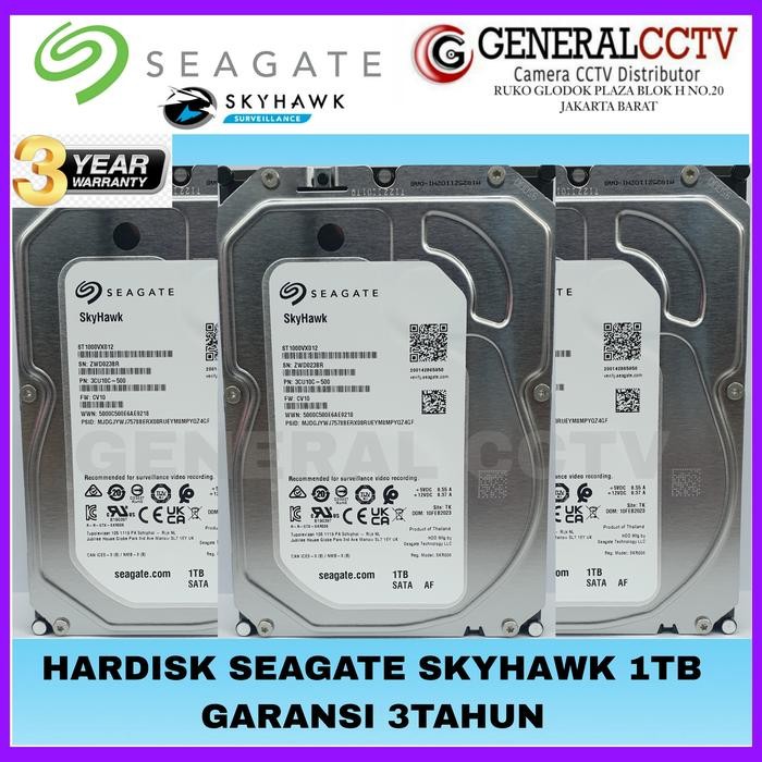Hardisk 1Tb Seagate Skyhawk Original Garansi 3 Tahun