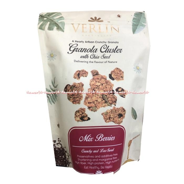 

Verlin Crunchy Granola Cluster With Chia Seed 150Gr