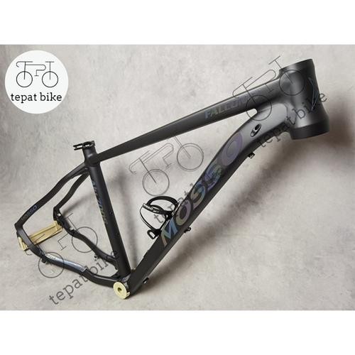 Frame Sepeda mosso Falcon V 7559 XC MTB 27,5 Hitam Reflektor + headset - 15,5 S