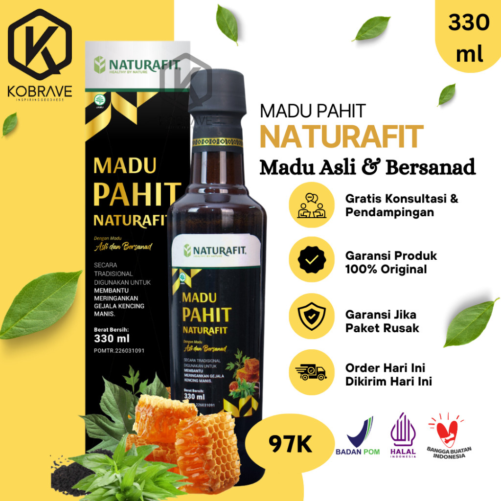

RATU Madu Hitam Pahit Naturafit 100% Madu Asli Dan Bersanad Mengobati Diabetes Gula Darah Tinggi