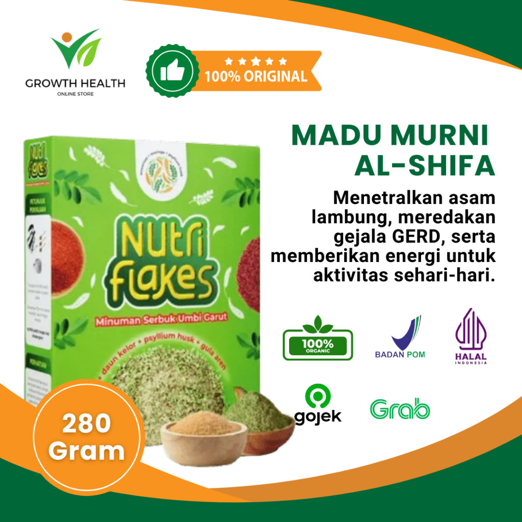 

RATU Nutriflakes Sereal Ampuh Untuk Asam Lambung 1 Box
