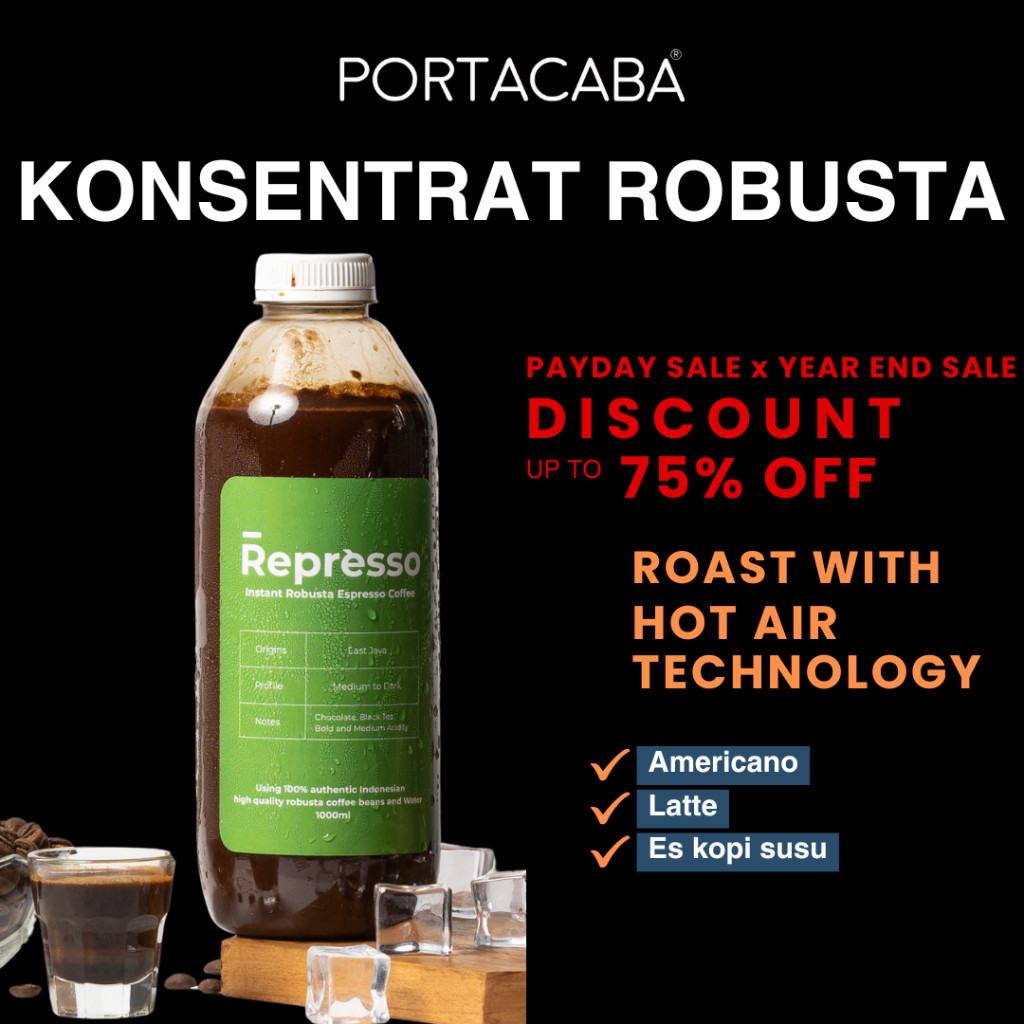 

RATU Espresso Cair Minuman Kopi Susu Kekinian 1 Liter Konsentrat Coffee