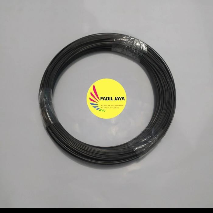 RUJI FIBER JERUJI FIBER HITAM 1,5 MM SANGKAR KANDANG BURUNG