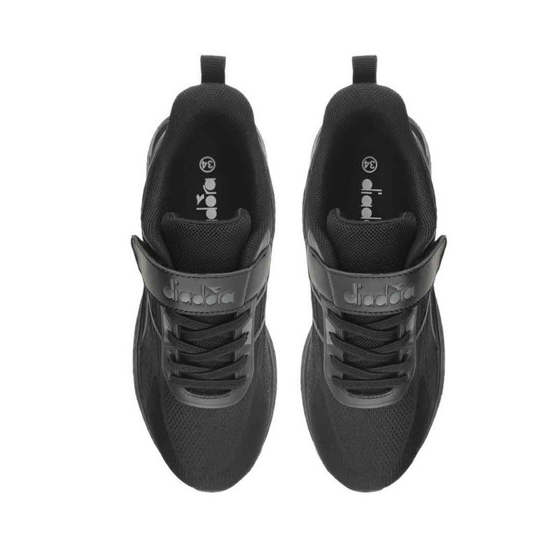 Diadora Mozaik Jr Boys Running Shoes - Mono Black