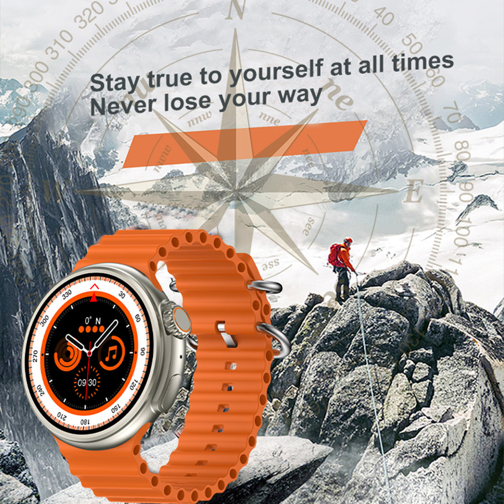 RB2233 NEW 2023 Ultra SMARTWATCH Z78 1.52 inch Amoled screen GPS /NFC Men Women Bluetooth Call