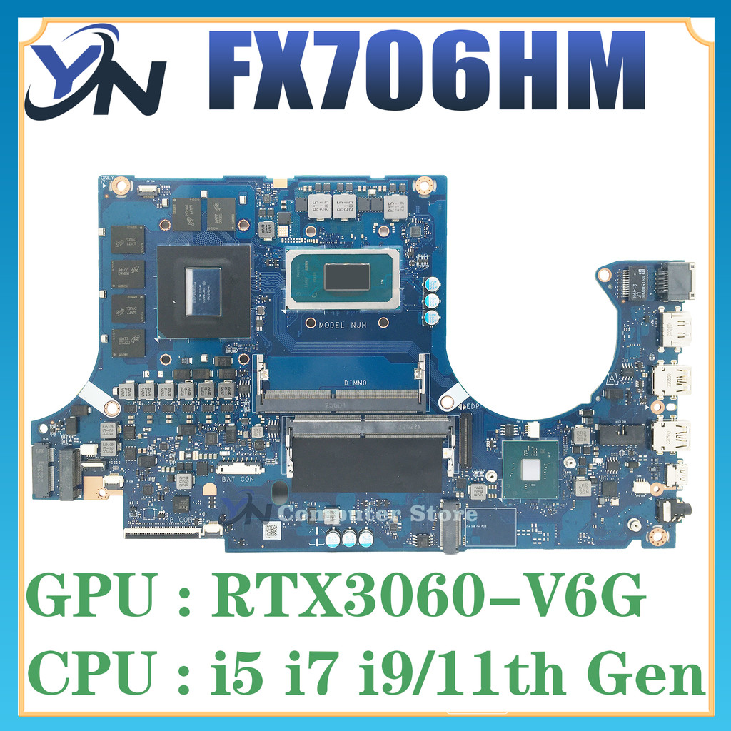 FX506HM FX706HM Mainboard For ASUS TUF Gaming F15 F17 TUF506HM TUF706HM Laptop Motherboard W/i9 i7 i
