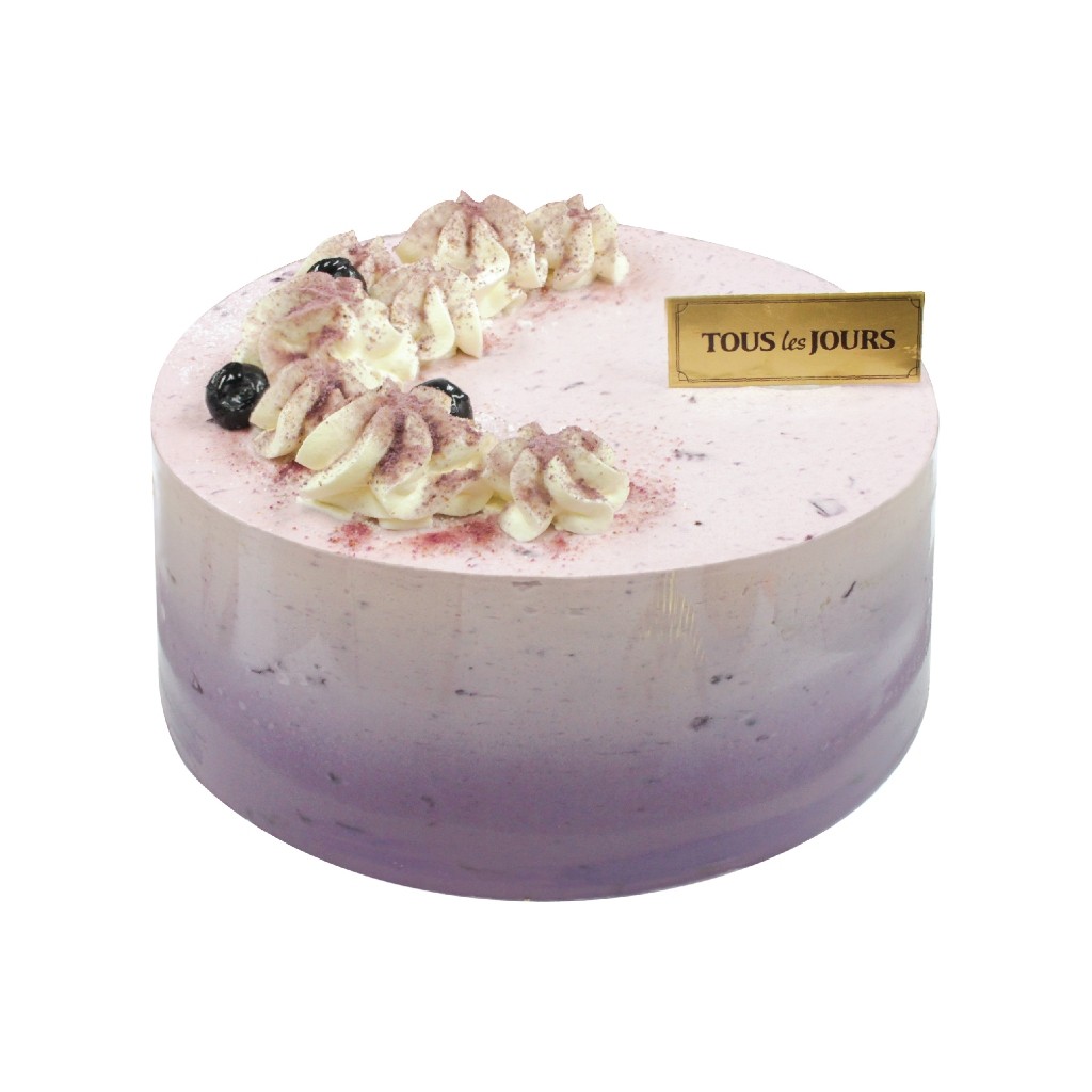 

Tous Les Jours - Blueberry Blossom Cake Vanilla Lembut 15cm