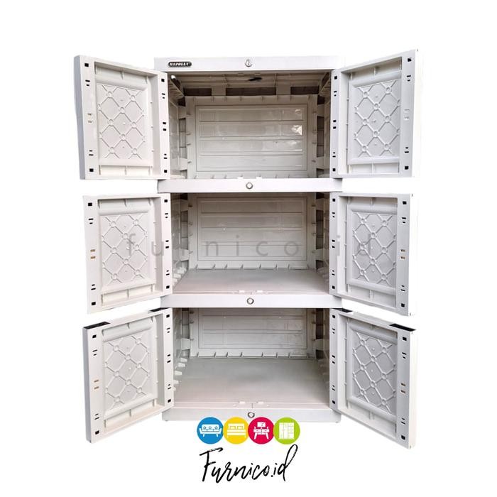 Lemari Plastik Club 3 Susun Tahapan Besar