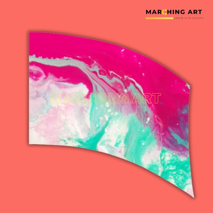 Terlaris Bendera Print Flag Color Guard Marching Band / Drum Band Marching Art