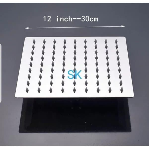 Wall Shower Tembok Kamar Mandi 12 inch - Shower Tanam - Wall Shower