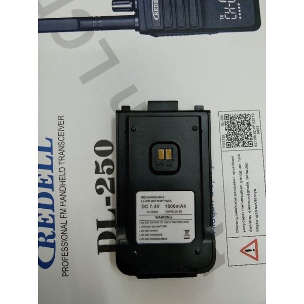 Batre Ht redel dl 250 redell dl 250