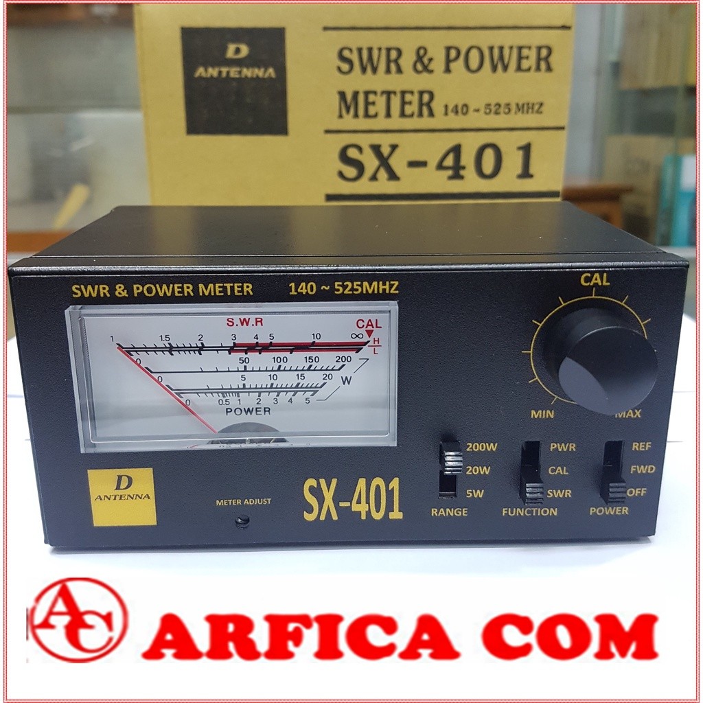 POWER METER SWR SX401 SX 401 D'ANTENA SWR & POWER METER SX-401