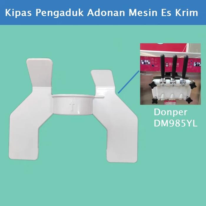 Sparepart kipas pengaduk mesin es krim donper bisa untuk mixue