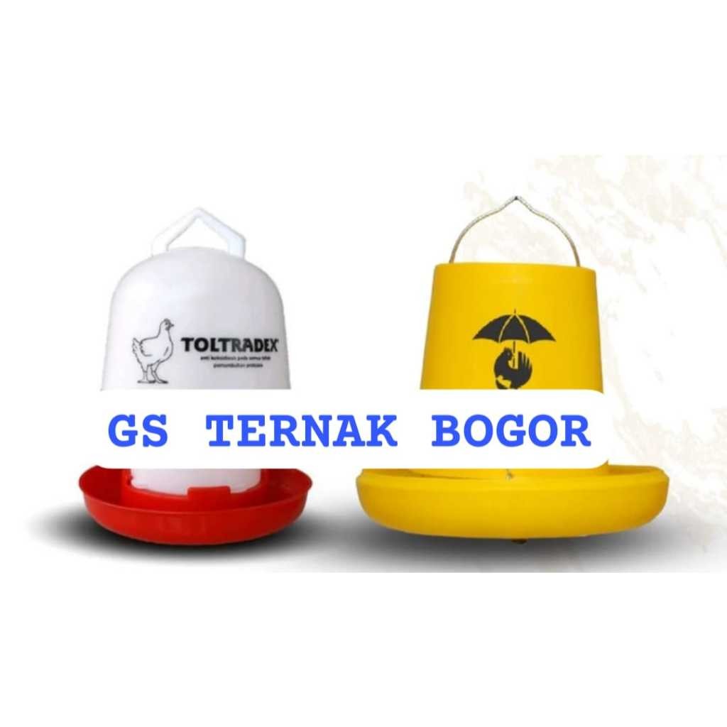 RB22 Paket Tempat Pakan Ayam 3 kg dan Tempat Minum Ayam 3 liter