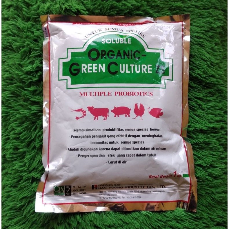 RB22 Vitamin Probiotik Semua Hewan - ORGANIC GREEN CULTURE ZS 1Kg