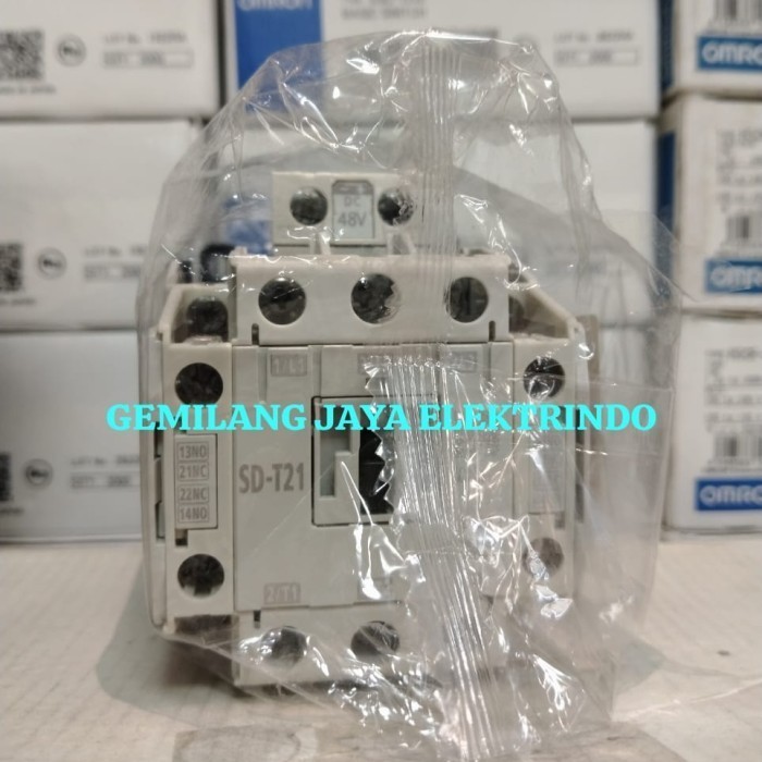 KONTAKTOR MITSUBISHI SD-T21 COIL DC48V 48VDC 11KW 2NO+2NC ORIGINAL NEW BERKUALITAS