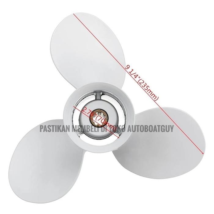 KIPAS BALAP MESIN TEMPEL YAMAHA 15 PK / HP OUTBOARD PROPELLER BALING