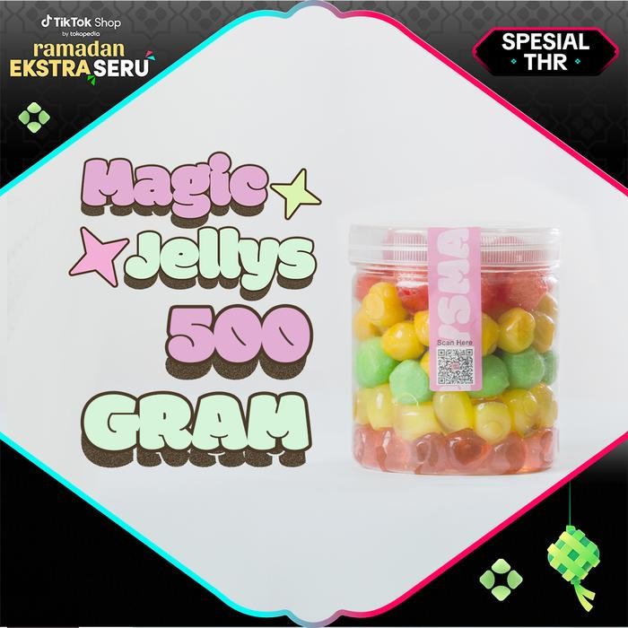 

[Halal] Gummy Jelly Permen Yupi 400gr + 100gr + Toples Candy Permen Viral Tiktok Asem Food monday