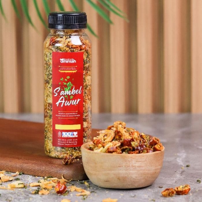

Sambel Awur - Sambal Kering Kriuk Pedas Lezat Sambel Daun Jeruk Food New