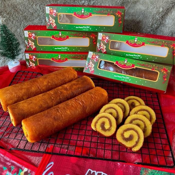 

Cemilan Kue gulung nanas lapis legit roll New