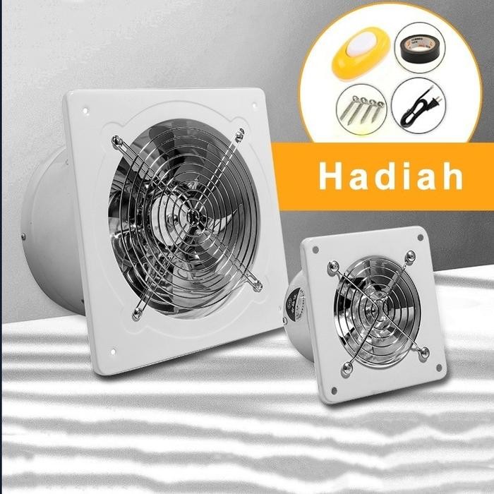 Pasti Murah 4/6 Inch Kipas Exhaust Ventilasi Dinding Exhaust Fan Dinding Exhaust Fan Dinding 6 Inch