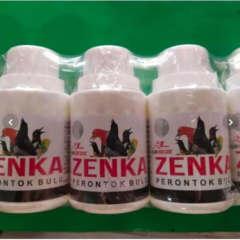 Asli.. Zenka Perontok Bulu Burung Kicau Obat Vitamin Burung Kicau