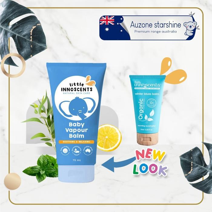 Terbaru Little Innoscents Organic Winter Blue balm bayi