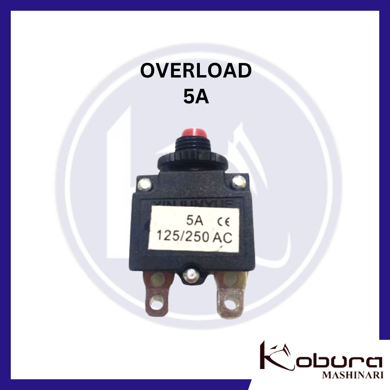 Overload 5 Ampere 5A Protector Mesin Genset Circuit Breaker