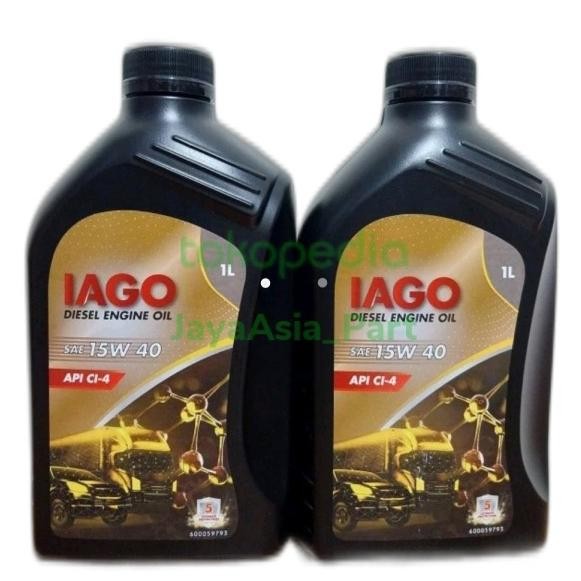 Isuzu Iago Oli Mesin Diesel 15W40/15W-40/15-W40 Api Ci4 (1L/1 L) Kode 058