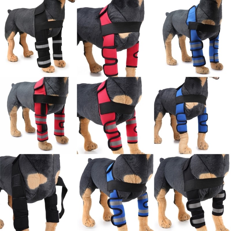 Dog Elbow Sleeve Protector Dog Knee Guard Anti Licking Wound Dog Leg Brace Front