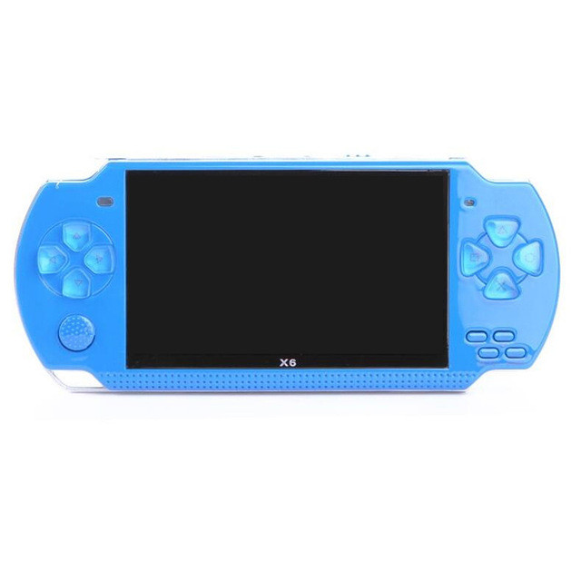 X6 handheld Game Console 4.3 inch screen mp4 player MP5 game player real 8GB support for psp game,ca