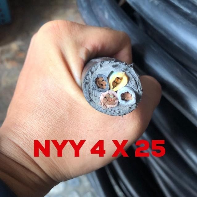 Kabel Nyy 4X25Mm 4X25 Mm Merk 4 Besar Supreme/Metal/Kabelindo Meteran