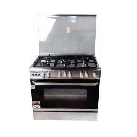 Freestanding Diamante Leonardo Maxi Stile Stainless