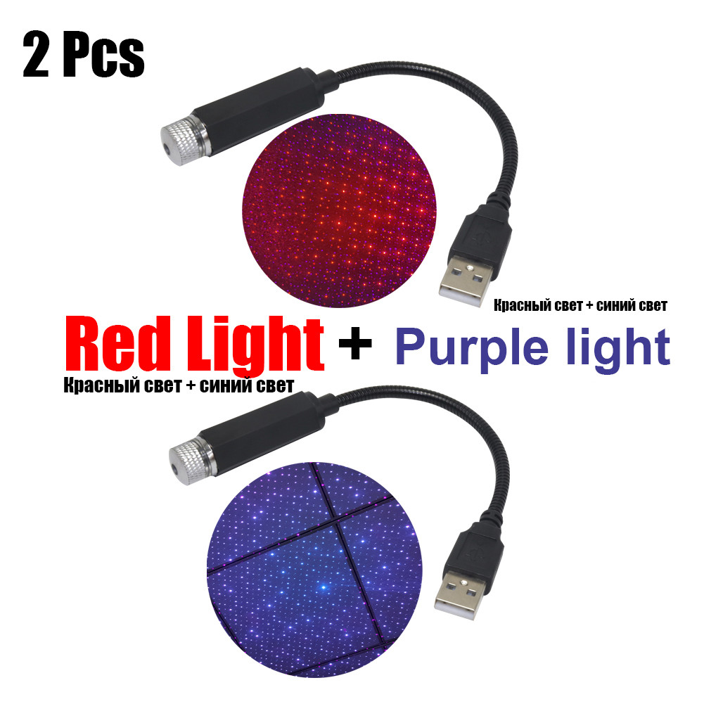 Lampu Suasana Mobil Lampu Sekitar Lampu Atap Mobil Lampu Bintang Romantis Lampu Malam USB Lampu Suas