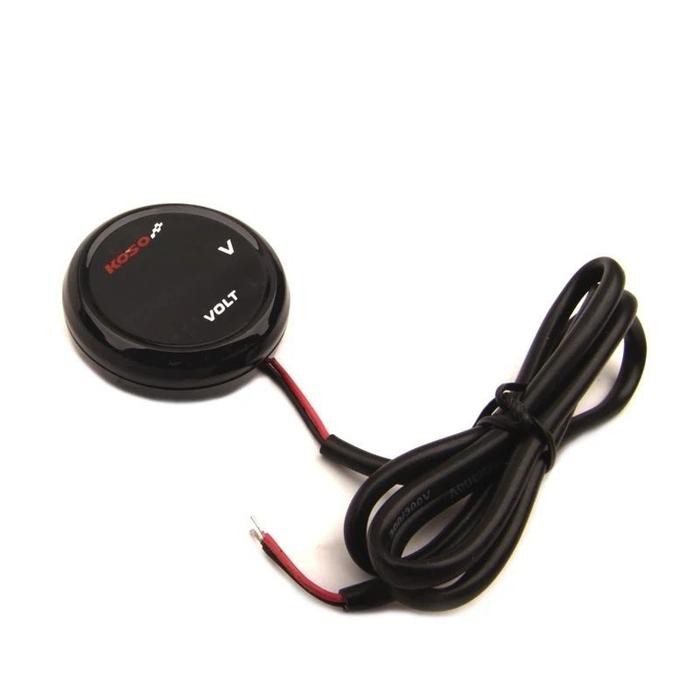 Voltmeter Aki Bulat Koso Original/Universal Motor Koso Putaran Mini Voltmeter Tegangan Led Digital