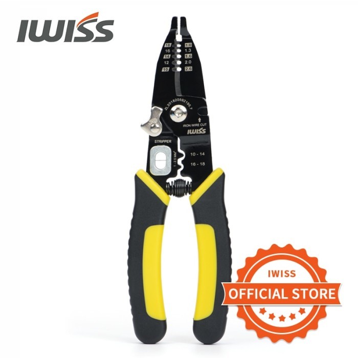 IWISS Mini Multifunctional Hand Tool Crimping Pliers Wire Stripper