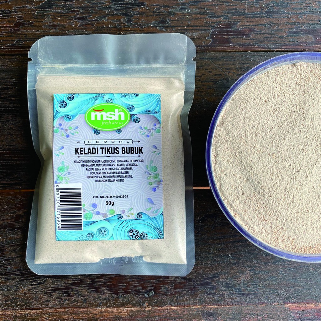 

MSH Keladi Tikus Bubuk 50 g