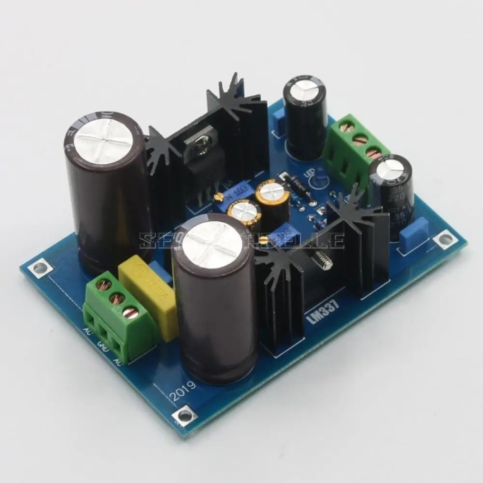 LM317 LM337 Output Voltage Adjustable Filter Regulated Power Supply