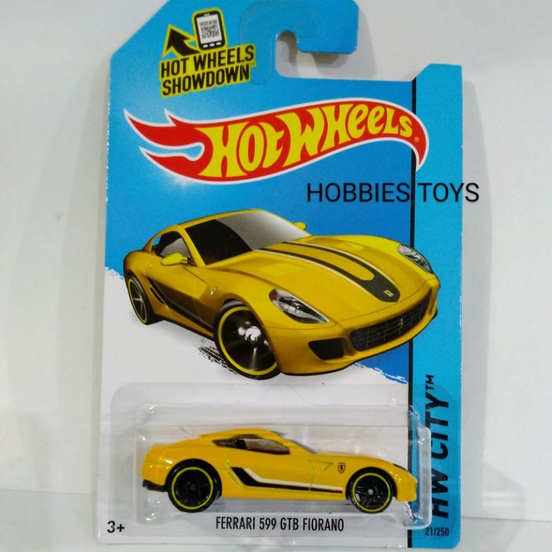 Hot Wheels HW CITY Hotwheels Ferrari 599 GTB Fiorano Kuning Yellow