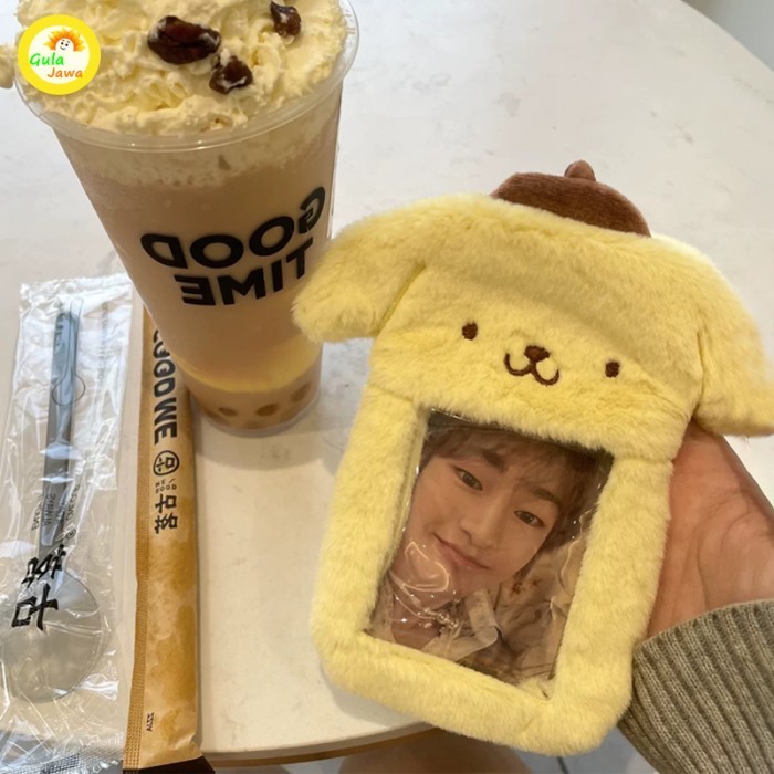 

Fluffy Photocard Holder/Card Holder Sanrio Character Cinnamoroll My Melody Kuromi Id Card Kpop Pc