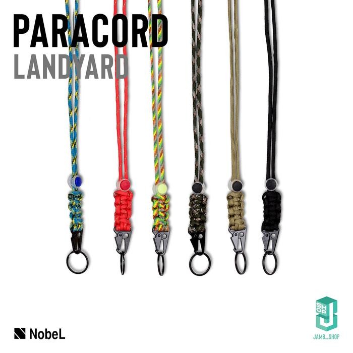 

Tali Landyard ParacordGantungan IDNobeL OutdoorSnap Hook LandyardAdjustable