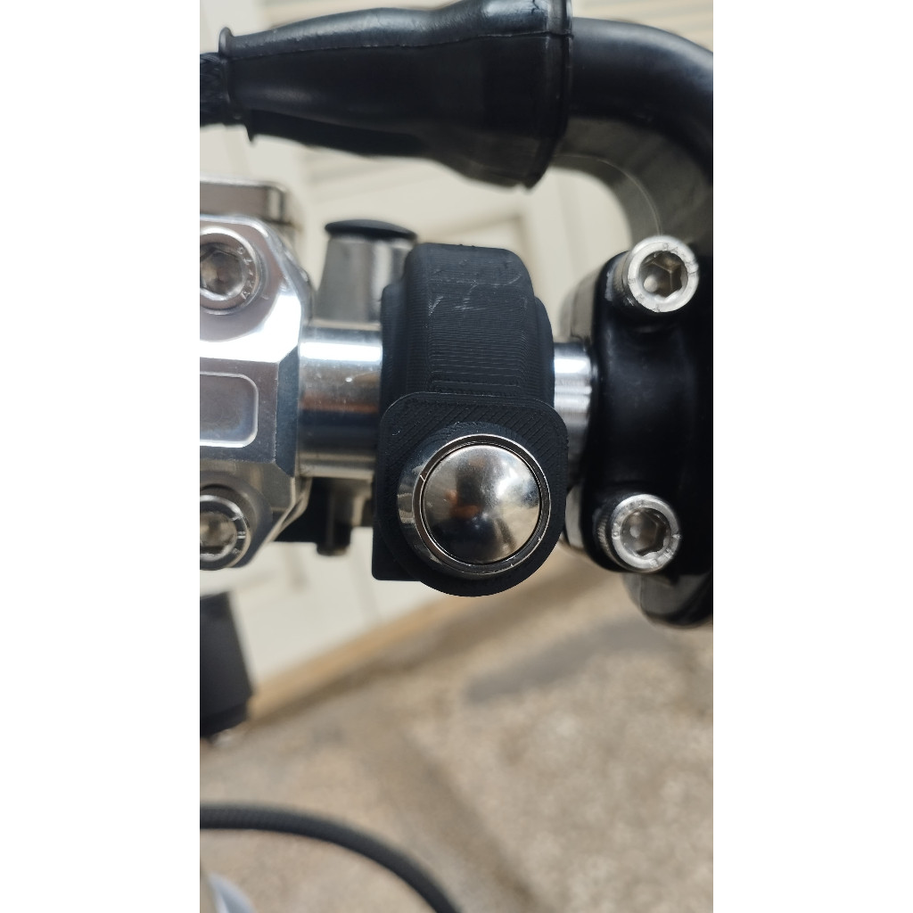 MTMoto Mini Custom Holder Saklar motor universal 1 Tombol motor custom caferacer DLL