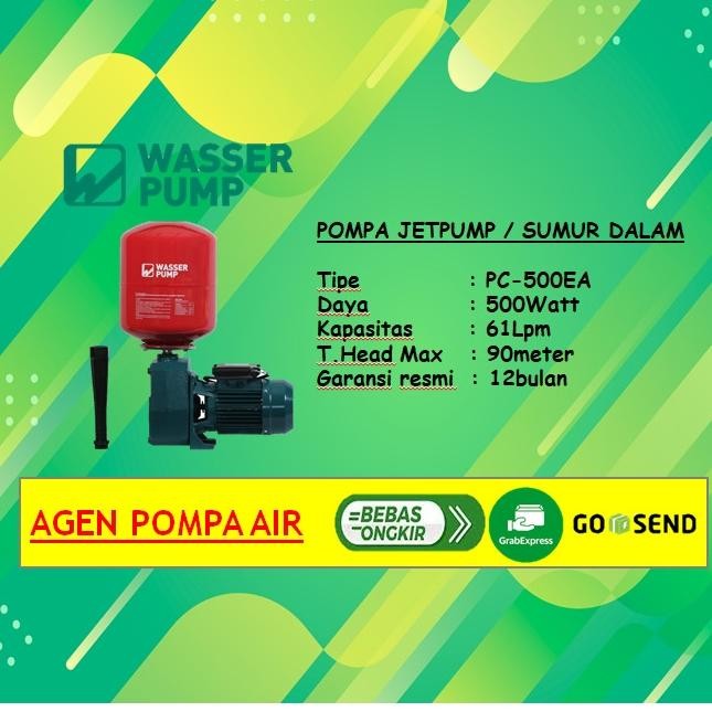 Banyak Dicari Pompa Sumur Dalam Wasser Pc-500Ea / Jet Pump Wasser Pc-500Ea