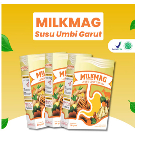

Milkmag Susu Umbi Garut Redakan Mual Begah Radang Usus Insomnia Isi 200gr Resmi BPOM
