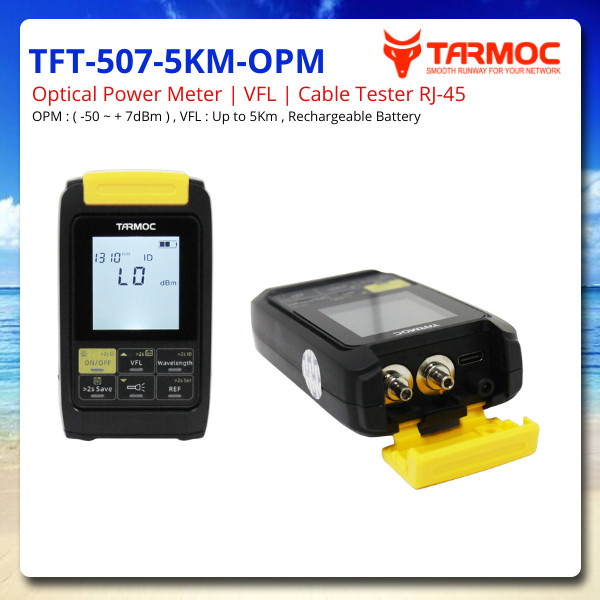 LL Tarmoc Optical Power Meter TFT-5026-OLED-OPM TFT-5026-11M-OPM TFT-507-OPM TFT-3208C-OPM OPM G10