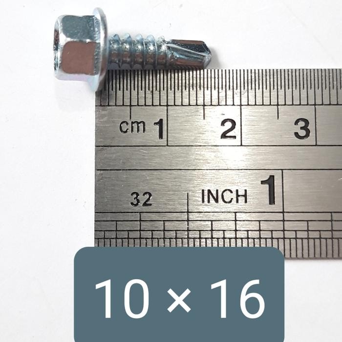 Skrup Roofing 1016 Isi 100Pcs / Baut Baja Ringan/Baut Roofing Camel